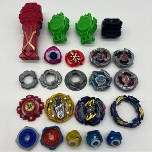 Beyblade 22‎ Piece Parts Lot, Mammoth, Dran Dagger, Viper Tail, Dran Sword